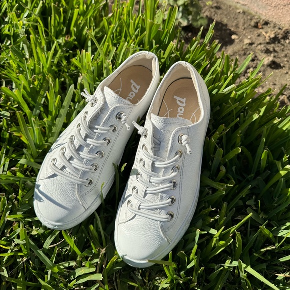 - PAUL GREEN Hadley White Leather low top sneakers Uk 6.5 US size 9 - Picture 8 of 16